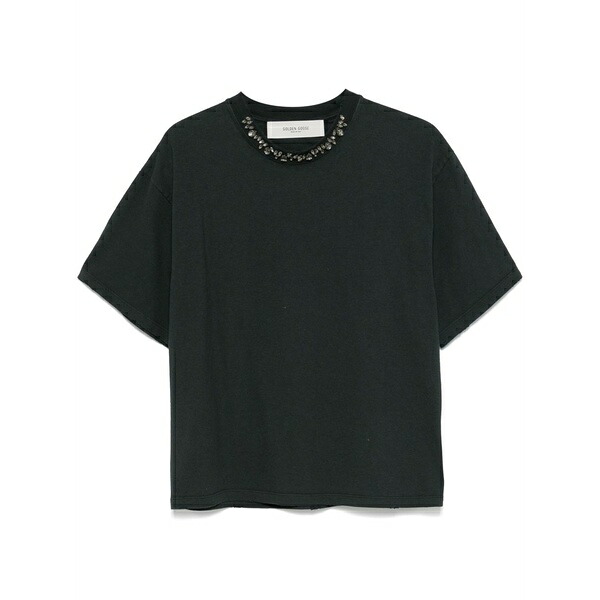 ゴールデングース レディース プルオーバー トップス Crystal-embellished jersey t-shirt Black