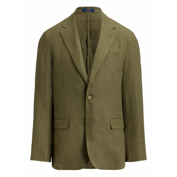 ラルフローレン メンズ 上衣＆上衣 アウター Linen blazer Green