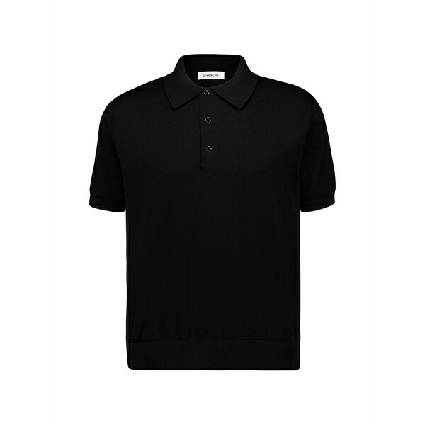 ジバンシー メンズ スポーツシャツ トップス Buttoned polo shirt Black