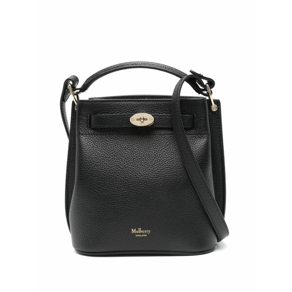 マル木ノ実 レディース ハンドバック 御徒面子 Mini islington bucket bag Black