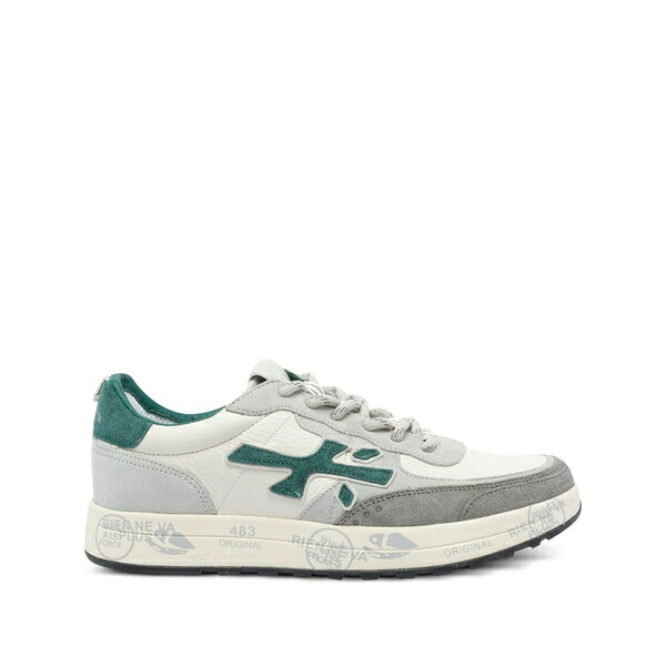 プレミアータ メンズ スニーカー シューズ Lace-up sneakers Grey