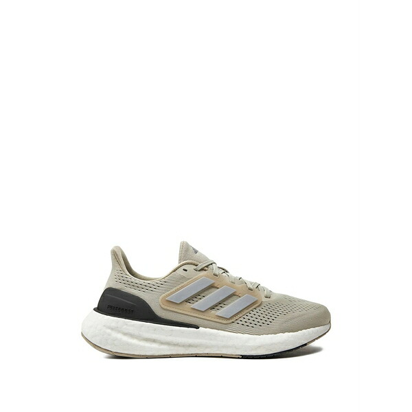 アディダス メンズ スニーカー シューズ Pureboost 23 three-stripe sneakers Neutrals