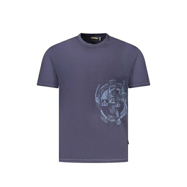 ナパピリ メンズ プルオーバー トップス Graphic-print t-shirt Blue