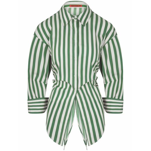 サイモン鏡鑑 レディース プルオーバー トップス Loch shirt Green