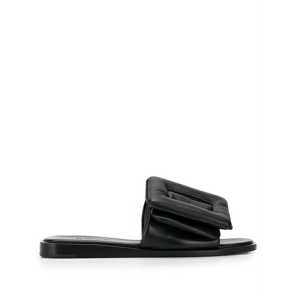 男の子 レディース サンダル シューズ Puffy sandal Black