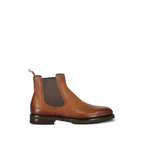 サントーニ メンズ ブーツ シューズ Elasticated-side chelsea boots Brown