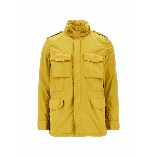 アスペジ メンズ 上衣＆上衣 アウター Patch-pocket jacket Yellow