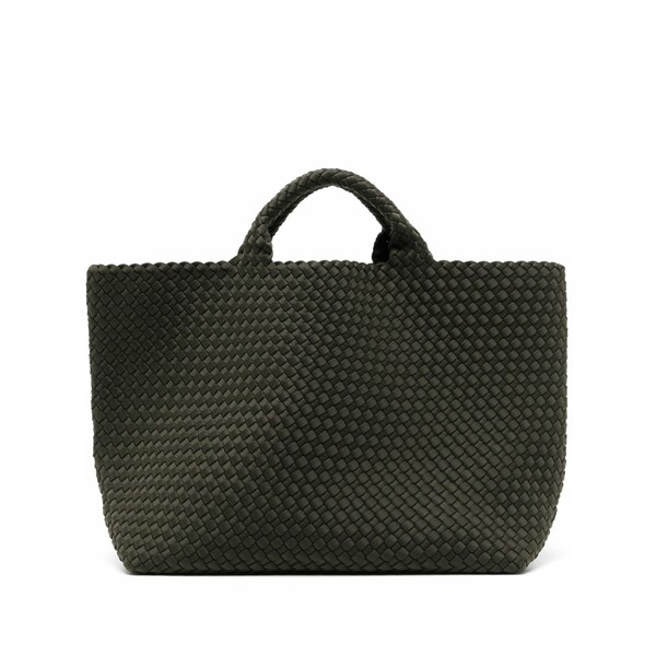 ナゲディ レディース トートバッグ 御徒面子 Large st. barths tote bag Green
