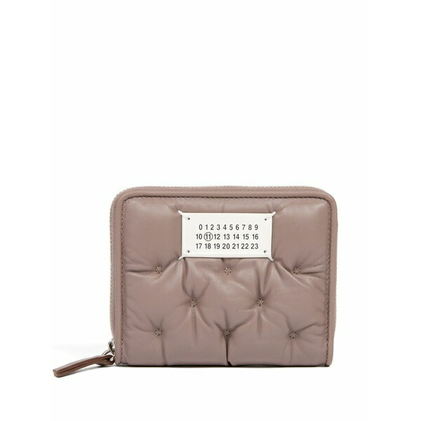 マルタンマルジェラ メンズ 札入れ 佩び物 Small glam slam wallet Neutrals