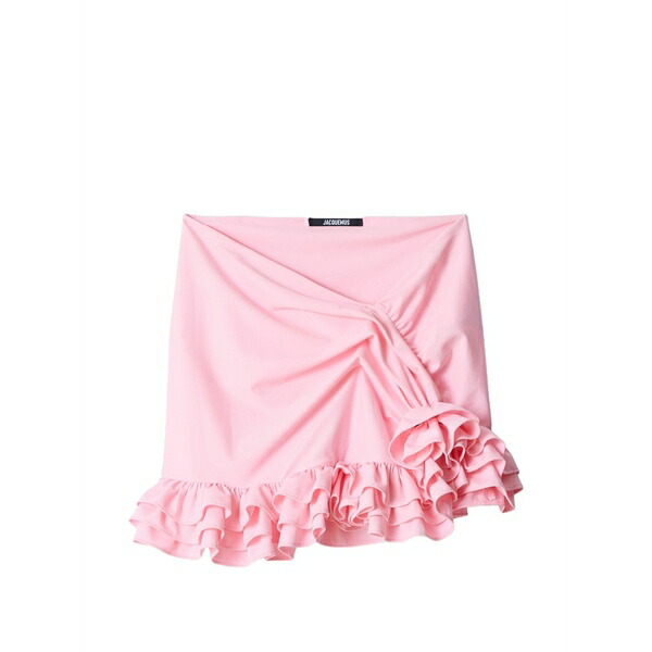 ジャクエムス レディース スコート ボトムス Jupe playa ruffled mini skirt Pink