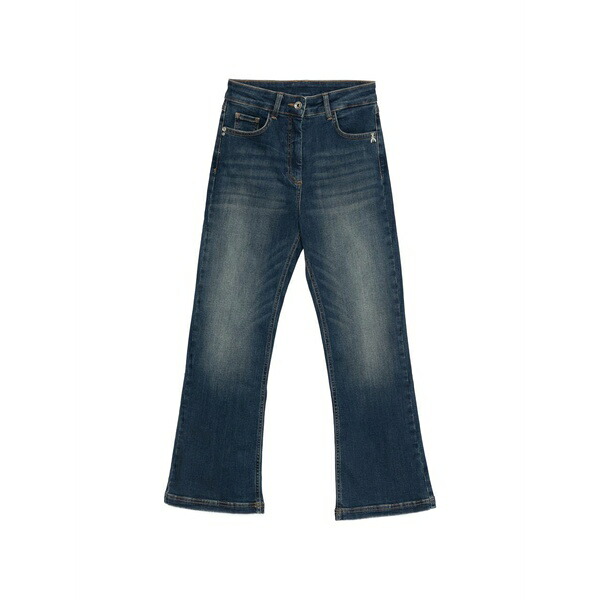 パトリツィア ペペ レディース ジーンズズボン下 ボトムス Logo-detail jeans Blue
