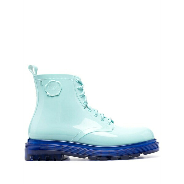 ビクターアンドロルフ メンズ ブーツ シューズ Coturno couture boots Blue