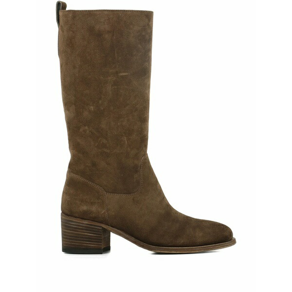 オフィチーネ クリエイティブ レディース ブーツ シューズ Suede mid-calf boots Brown|asty