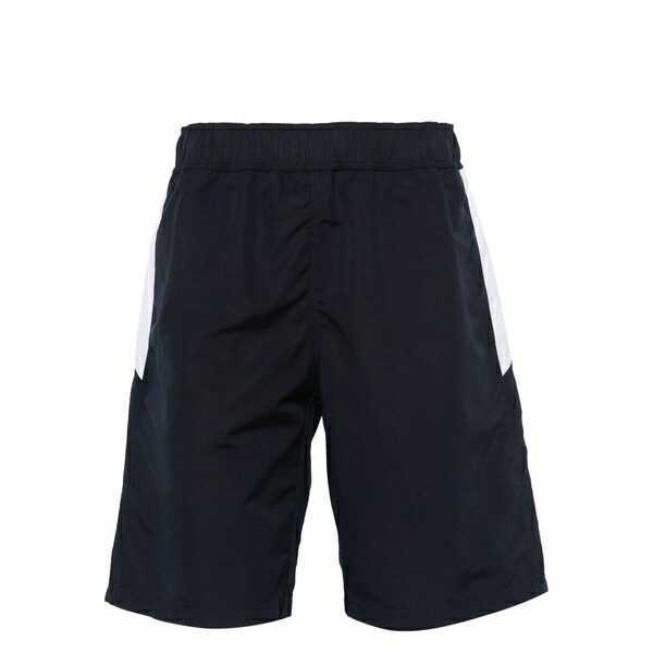 パーム・エンジェルス メンズ 心地好いズボン下 ボトムス Logo-print swim shorts Blue
