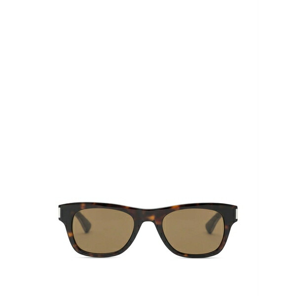 サンローラン アイウェア メンズ サングラス・アイウェア 添え物 Havana rectangle-frame sunglasses Brown