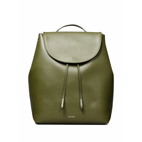 カルバンクライン レディース うしろ側容器に並べる・背嚢 御徒面子 Drawstring foldover-top backpack Green