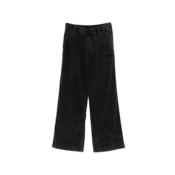 ジュン・ジー メンズ 心地よいズボン下 ボトムス Drawstring straight trousers Grey