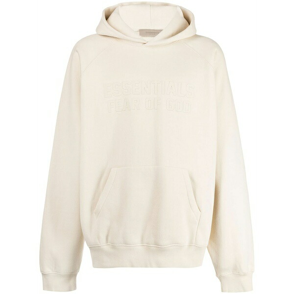 エフオージーエッセンシャルズ メンズ パーカー・スウェットシャツ アウター Logo-print hoodie Neutrals