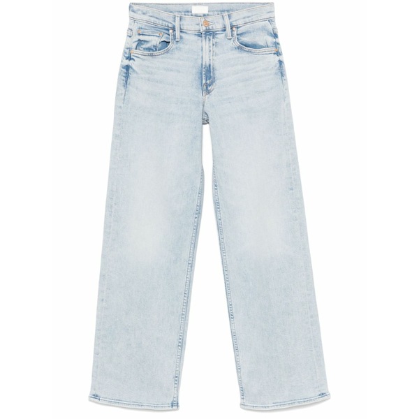 マザー レディース デニムパンツ ボトムス The spinner zip sneak jeans Blue｜asty