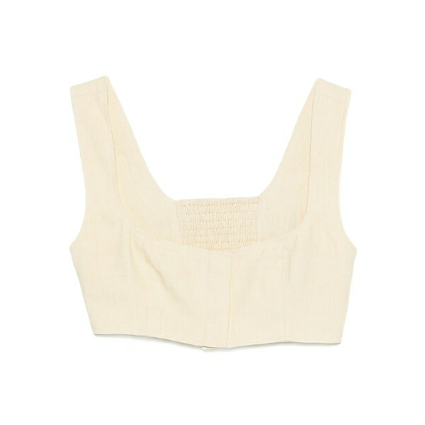 ル・カシャ レディース カットソー トップス Square-neck top Yellow