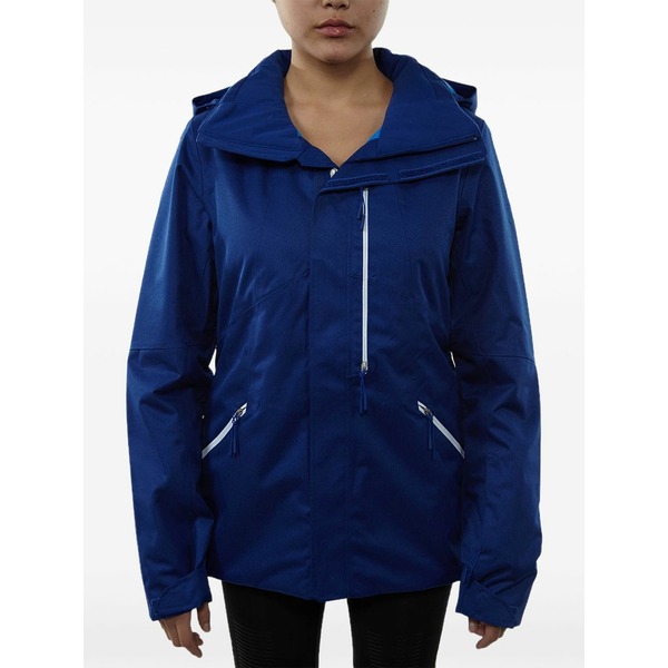 北の方人間の顔 レディース 上衣＆上衣 アウター Zipped-pockets padded jacket Blue