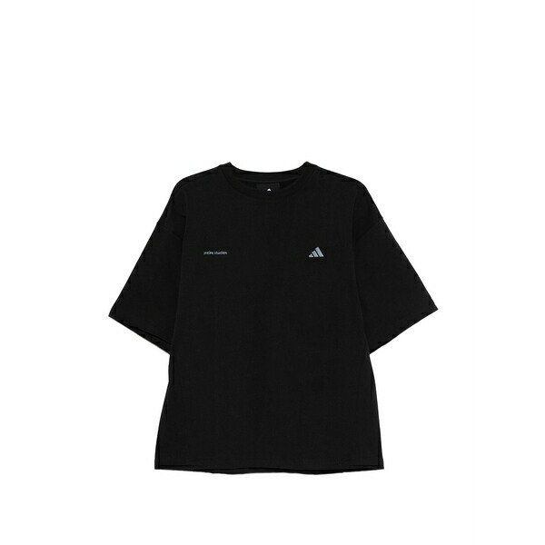 アディダス メンズ ティーシャツ トップス X entire studios logo-print t-shirt Black