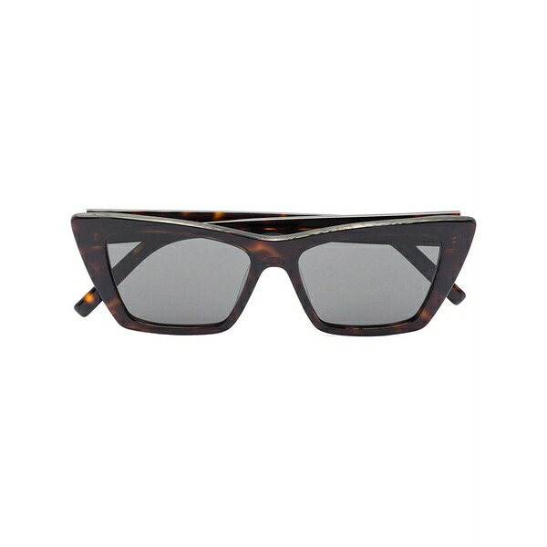 サンローラン アイウェア レディース 黒眼鏡＆アイウェア 佩び物 Sl 276 rectangular-frame sunglasses Brown