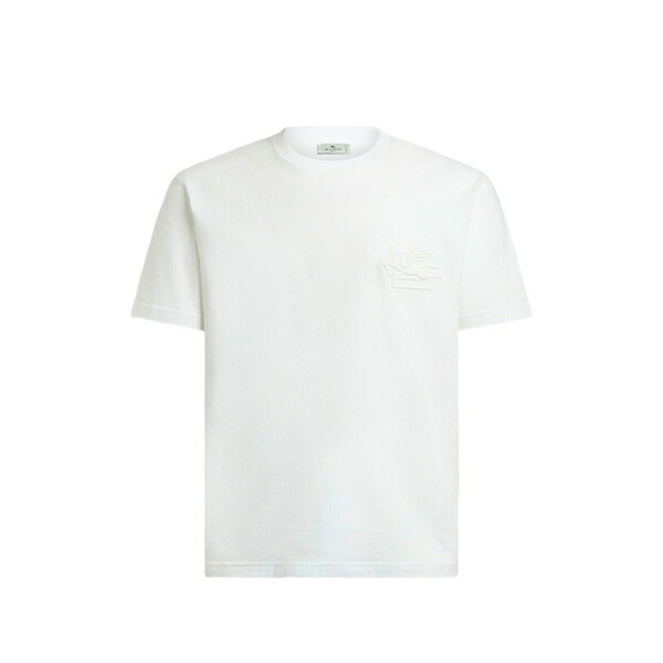 エトロ メンズ ティーシャツ トップス Pegaso-logo t-shirt White