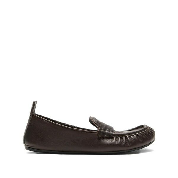 アクネ ストゥディオズ レディース スリッポン・ローファー シューズ Round-toe loafers Brown
