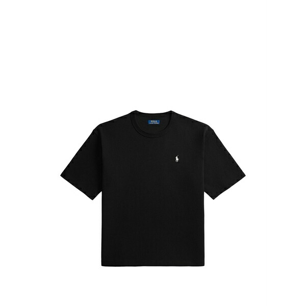 ラルフローレン メンズ ティーシャツ トップス Embroidered logo t-shirt Black