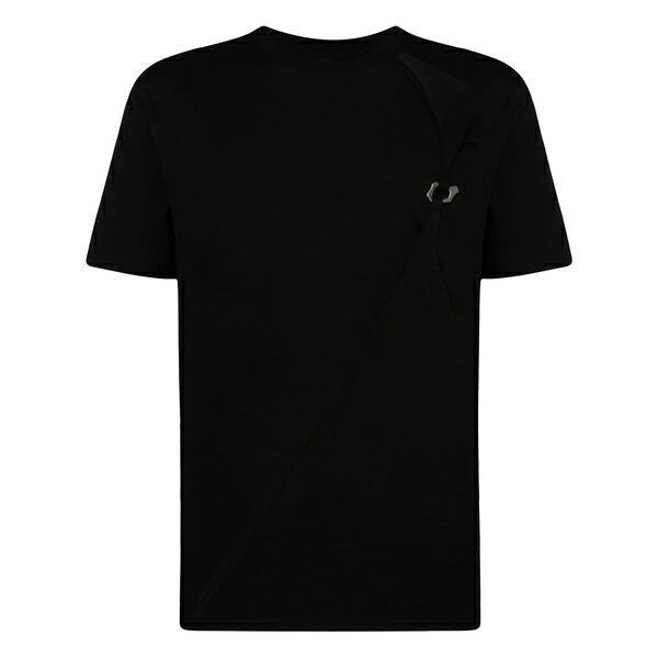 ヘリオットエミル メンズ ティーシャツ トップス Morphed carabiner cotton t-shirt Black