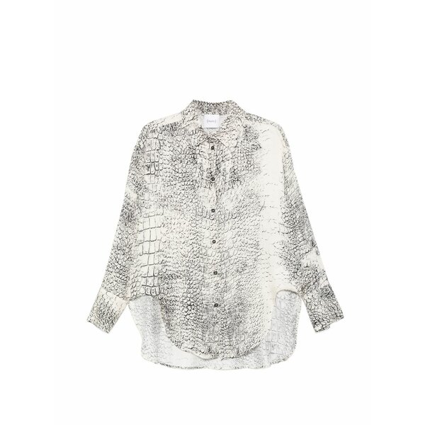 素っぽんぽん レディース プルオーバー トップス Printed shirt Neutrals