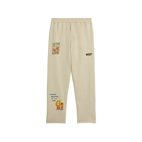 バロウ レディース カジュアルパンツ ボトムス Printed track pants Neutrals｜asty