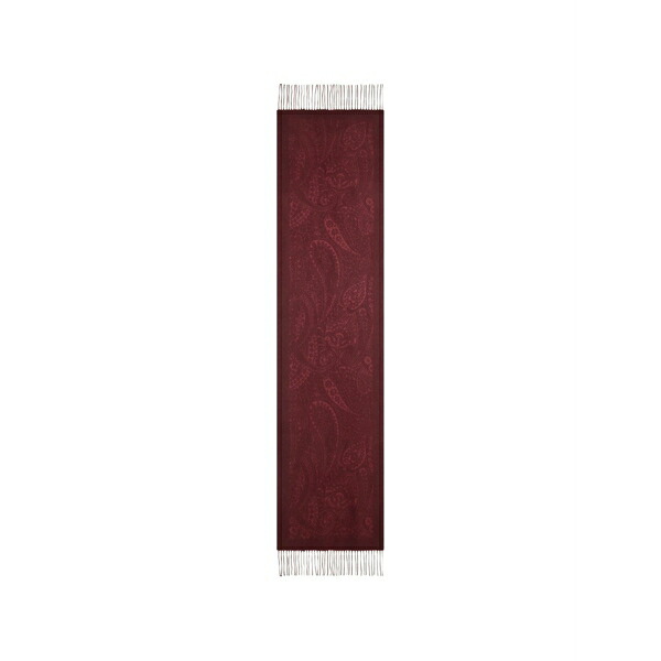 エトロ レディース 消音装置・袈裟・えり巻き 添え物 Paisley jacquard scarf Red