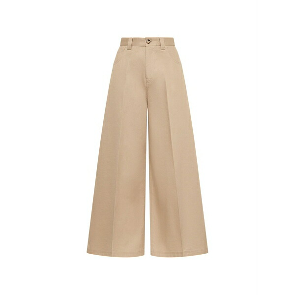 マリパルミ レディース 心地よいズボン下 ボトムス Wide leg trousers Neutrals