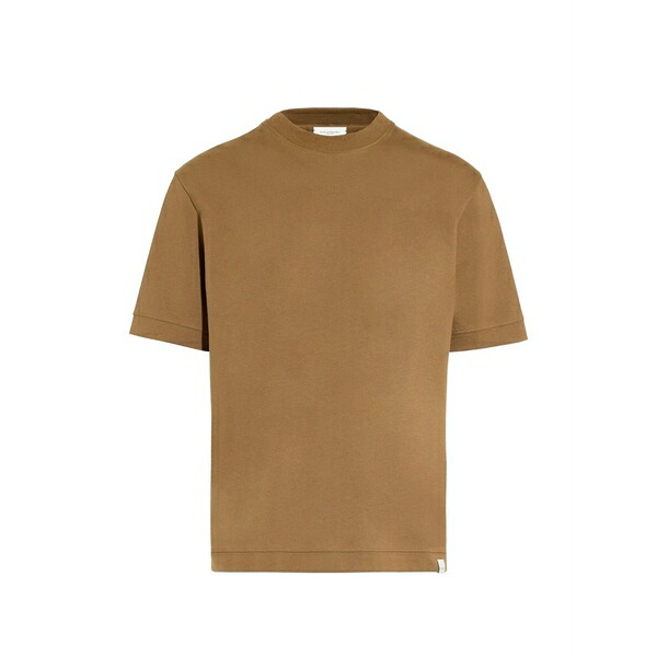 パウロペコラ メンズ ティーシャツ トップス Loose-fit jersey t-shirt Brown