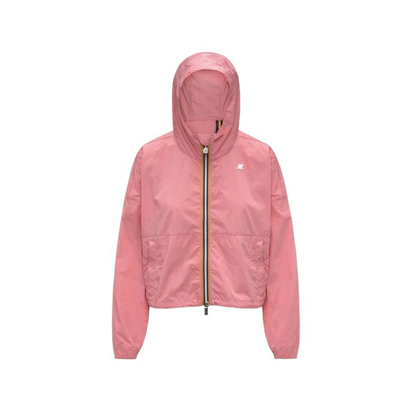 ケイ通い路 レディース 上衣＆上衣 アウター Zip-up cropped jacket Pink