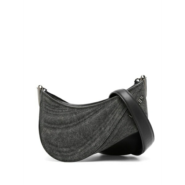マグラー レディース ショルダーバッグ 御徒面子 Small curve 01 shoulder bag Black