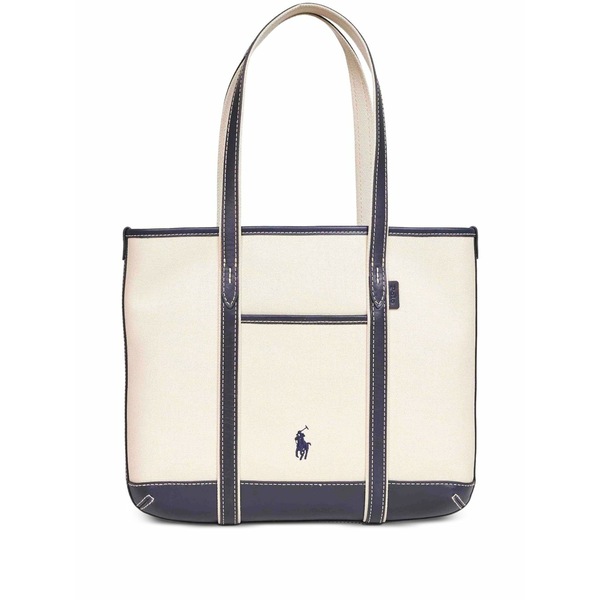 ラルフローレン レディース トートバッグ バッグ Embroidered tote bag Neutrals｜asty