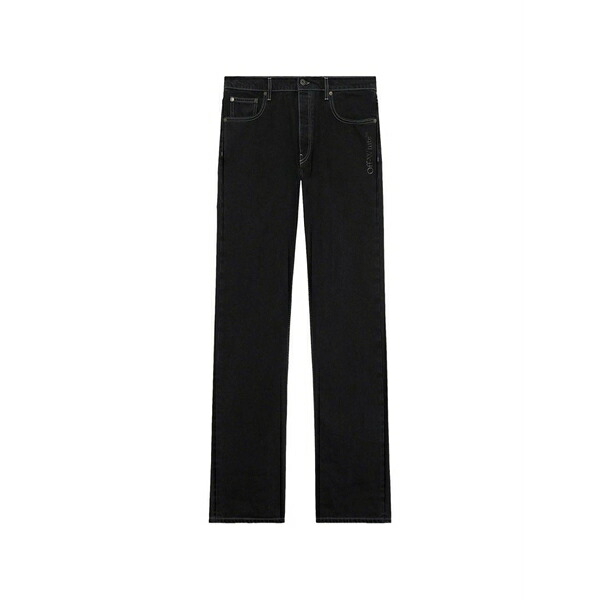 象牙色 メンズ ジーンズズボン下 ボトムス Straight jeans Black