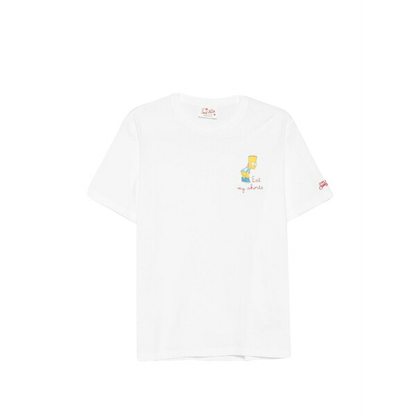 エムシーツーセイントバース メンズ プルオーバー トップス X the simpsons portofino graphic-print t-shirt White