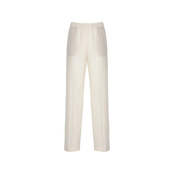 ファビアナ フィリッピ レディース 心地よいズボン下 ボトムス Gubbio elasticated-waist trousers White