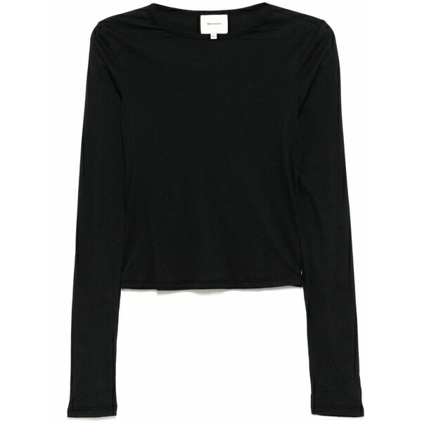 リフォメーション レディース ティーシャツ トップス Erza top Black