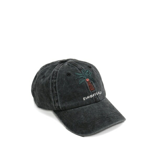 ビンバ イ ローラ レディース かぶり笠 添え物 Embroidered baseball cap Black