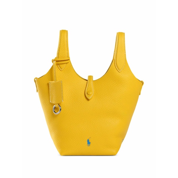 ラルフローレン レディース トートバッグ 御徒面子 Small polo play tote bag Yellow