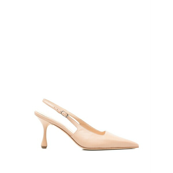 アンナ・エフ レディース パンプス シューズ Pointed-toe slingback pumps Neutrals