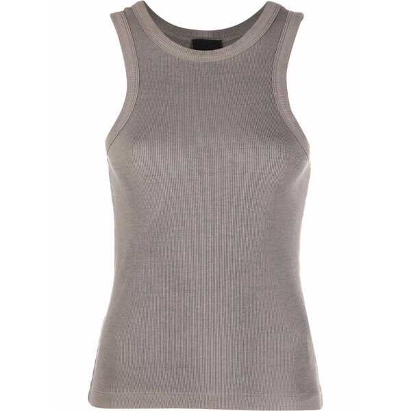 トム・Cr レディース カットソー トップス Racer tank top Grey
