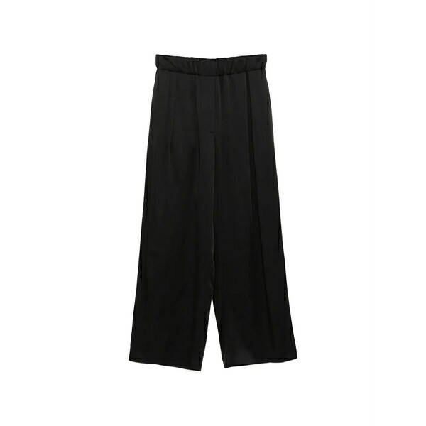 ジル・サンダー レディース カジュアルパンツ ボトムス Satin trousers Black｜asty
