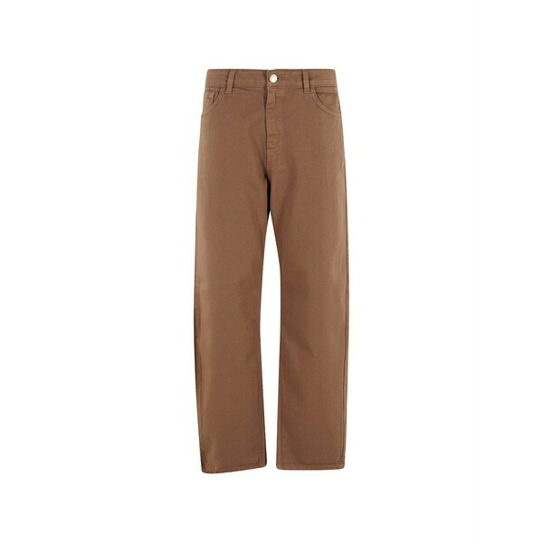 フェデリカ・トシ レディース ジーンズズボン下 ボトムス Patch pocket jeans Brown