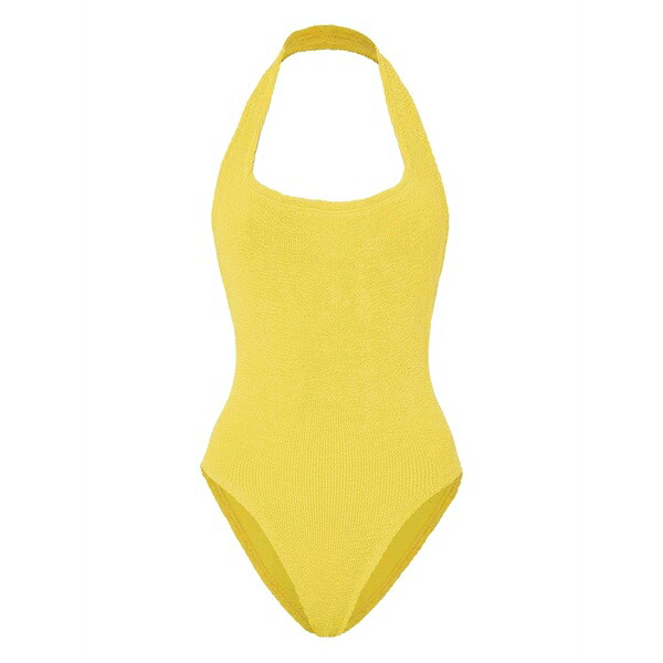 フンザ・ジー レディース 衣裳 トップス Sandy halterneck swimsuit Yellow